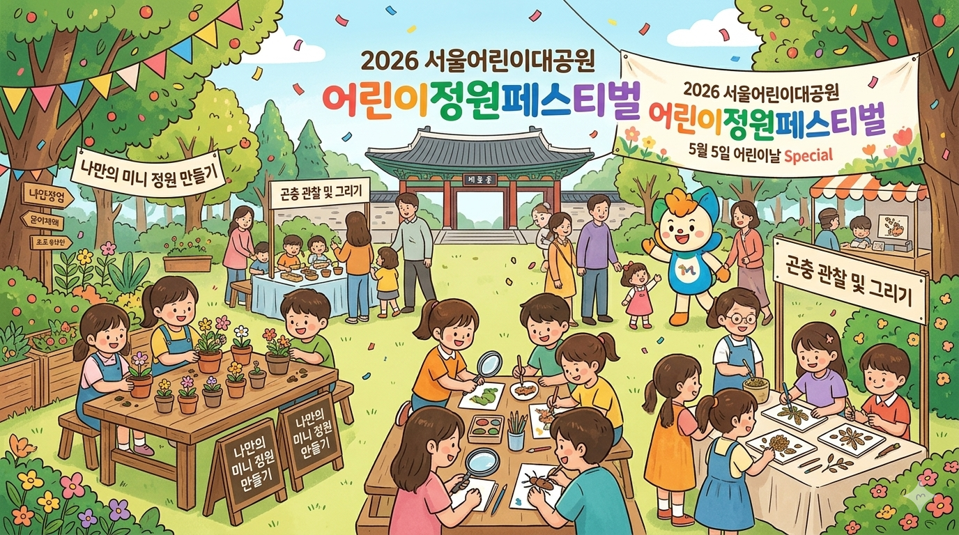 2026 서울어린이대공원 어린이정원페스티벌 체험